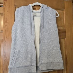 St. John's Bay Gray Quilted Vest